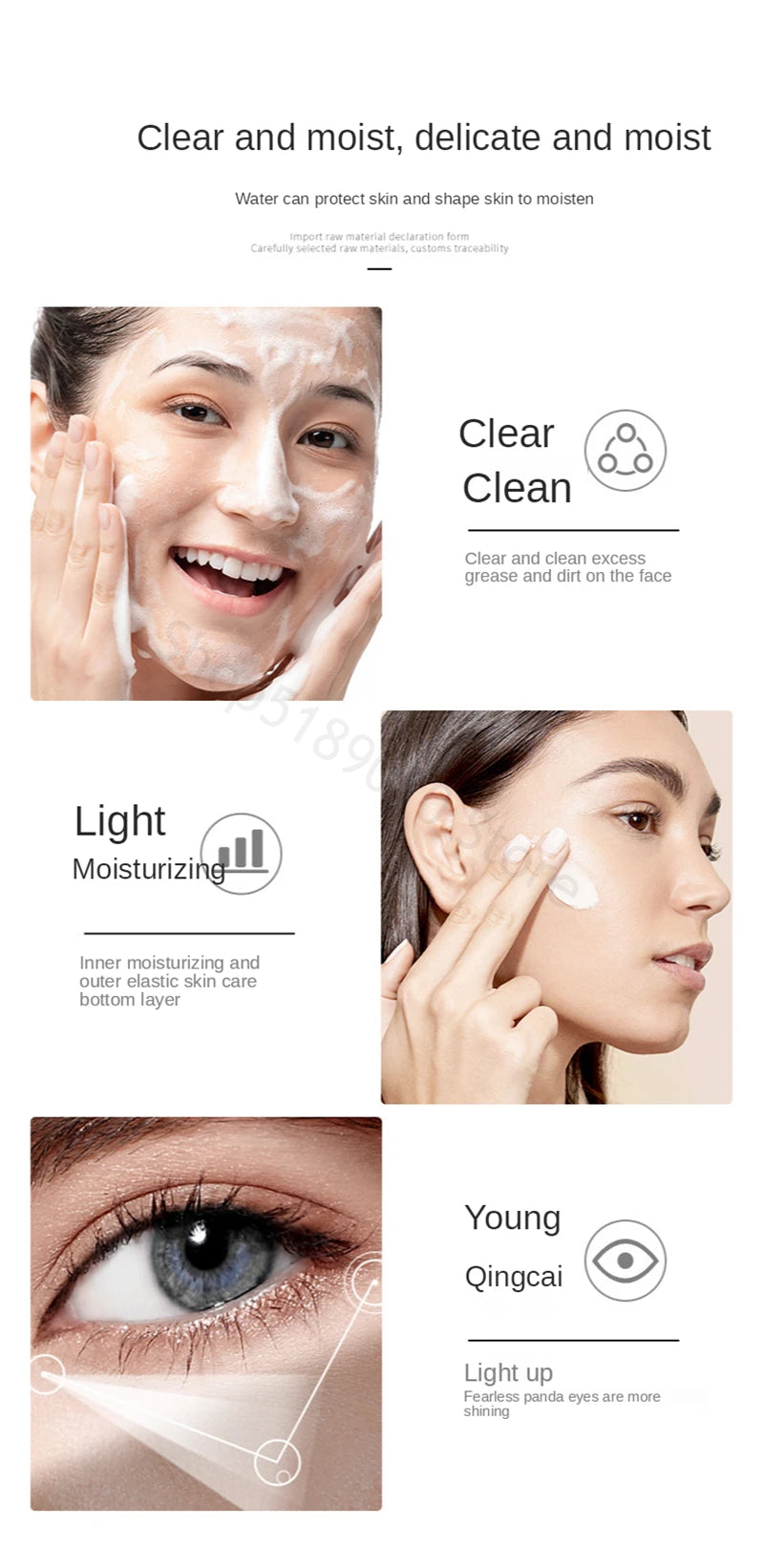 Women 24K Gold Skin Care Set 9PCS With Box Face Toner Essence Cream Nicotinamide Anti-Aging Wrinkles Serum Facial Cleanser Kit