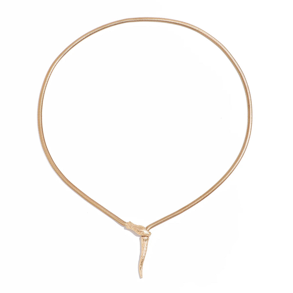 collier chaine serpent gotique