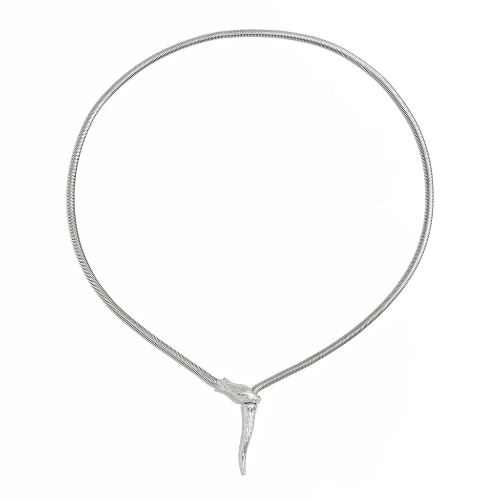 collier chaine serpent gotique